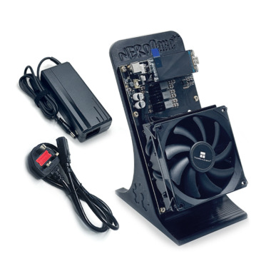 NerdMiner NerdQaxe++ 4.8TH/s BTC Solo miner (Black，UK)