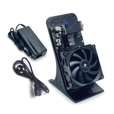 NerdMiner NerdQaxe++ 4.8TH/s BTC Solo miner (Black，CN)