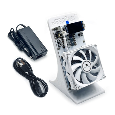 NerdMiner NerdQaxe++ 4.8TH/s BTC Solo miner (White，US)