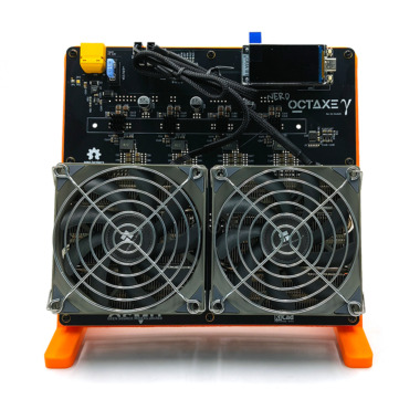 Bitaxe Nerd OCTAXE 9.6TH/s SOLO miner (Orange)