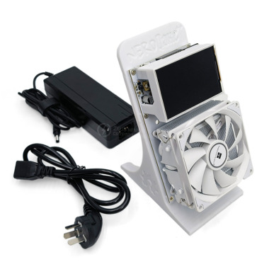 NerdMiner NerdQaxe++ 4.8TH/s BTC Solo miner (Large screen，White，CN)