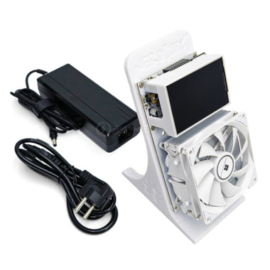 NerdMiner NerdQaxe++ 4.8TH/s BTC Solo miner (Large screen，White，EU)